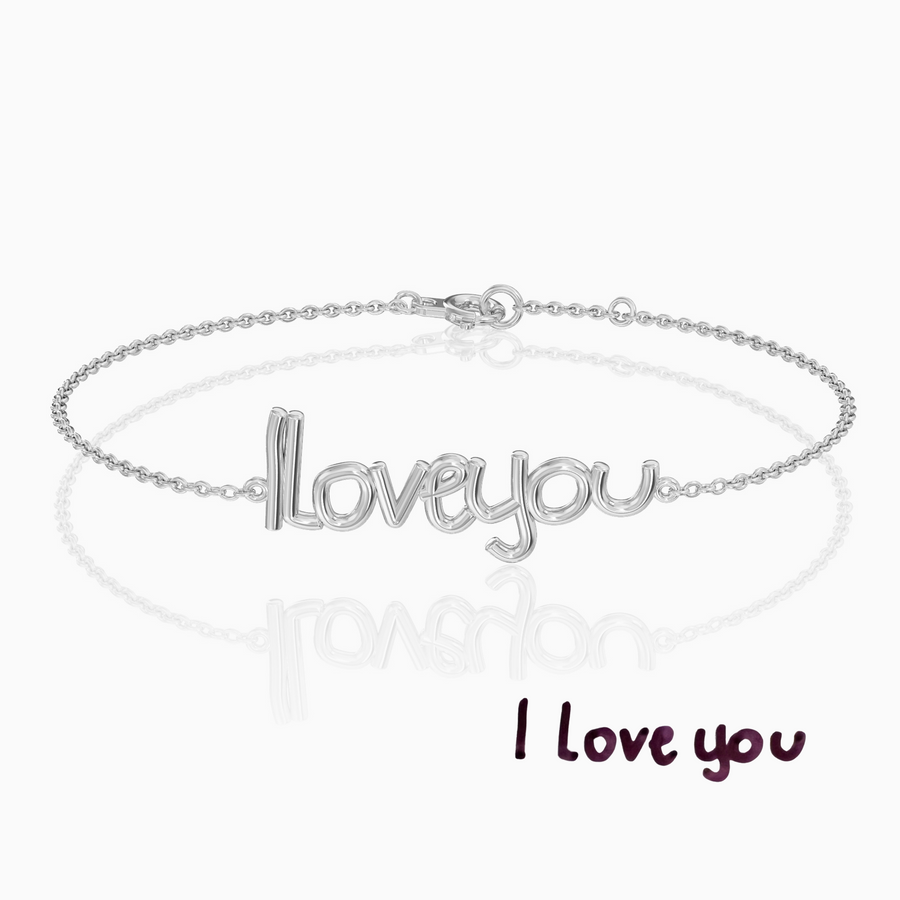 Custom Handwritten Bracelet | Silver