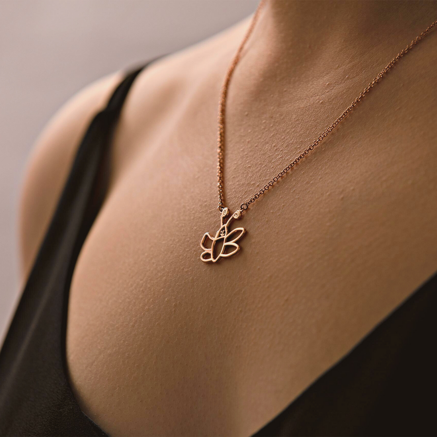 Custom Drawing Necklace | 9ct Gold