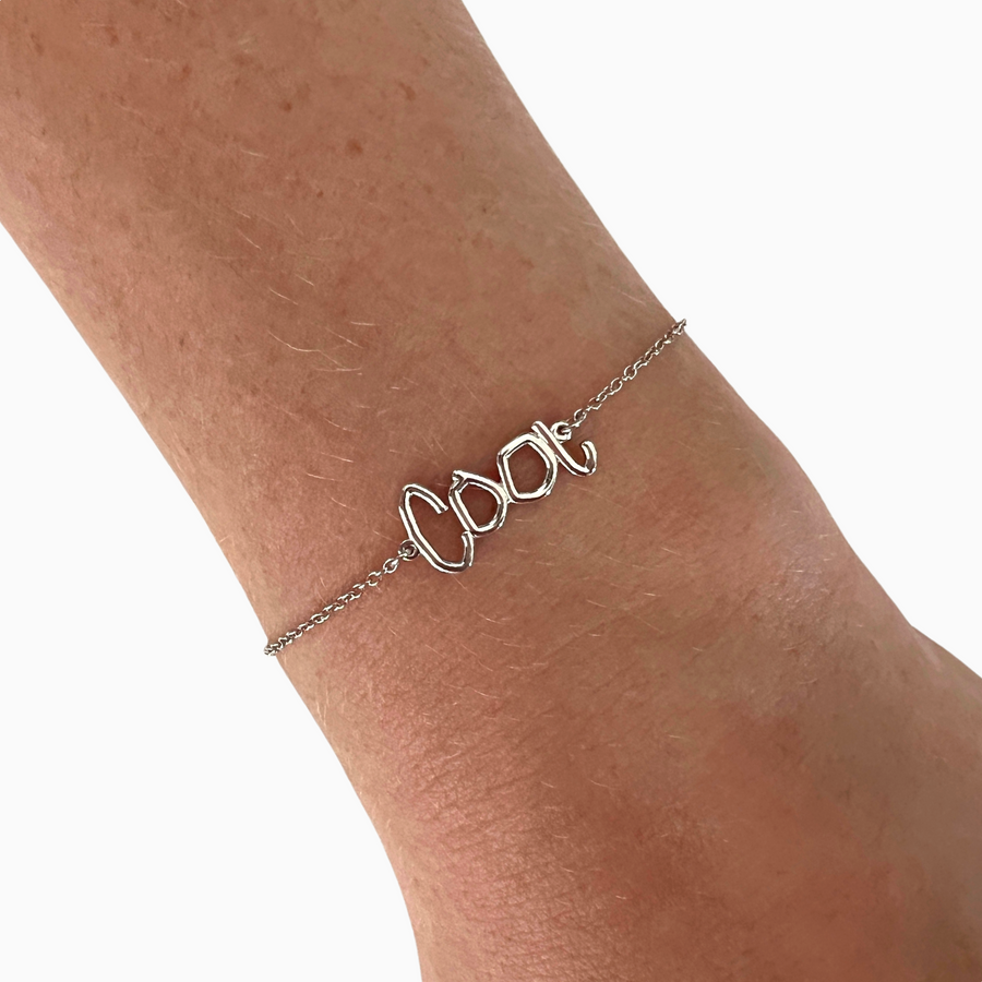 Custom Handwritten Bracelet | Silver