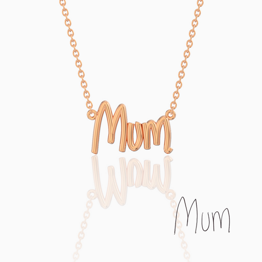Custom handwriting necklace deals gold