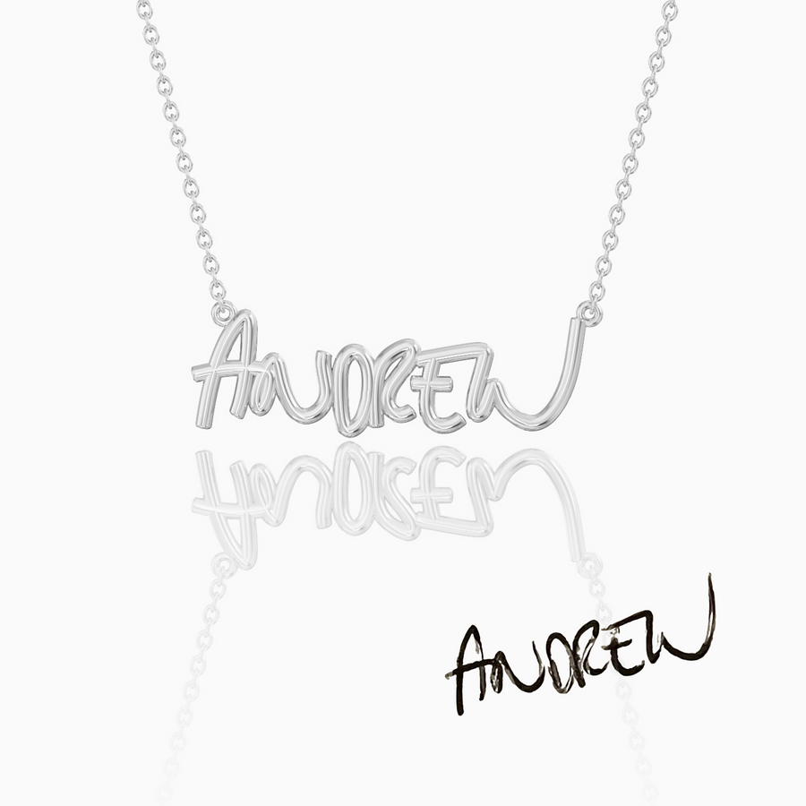 Custom Handwritten Necklace | 9ct Gold