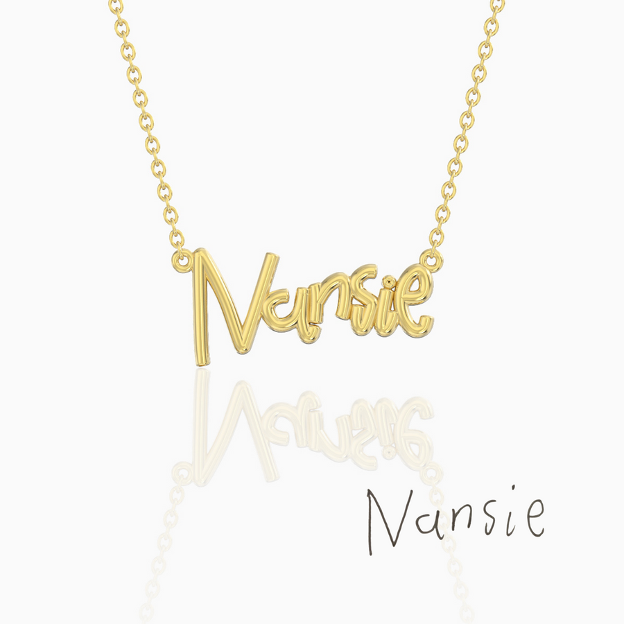 Custom Handwritten Necklace | 9ct Gold